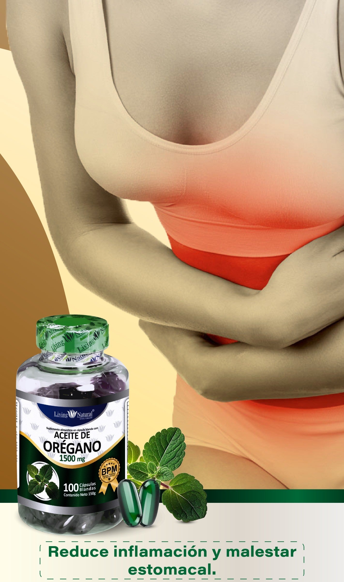 ACEITE DE OREGANO 1500MG/100 CAP